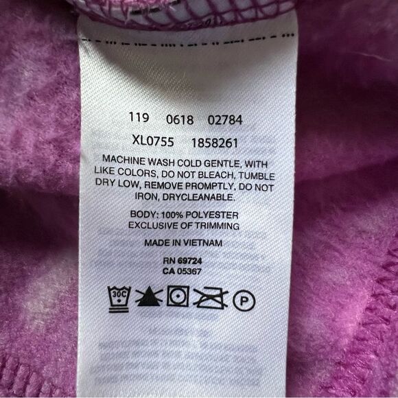 Columbia Sawyer Rapids Printed Full Zip Fleece Jacket Aztec Purple size Medium - Picture 8 of 10